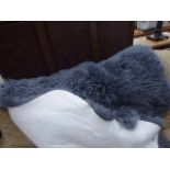 5060 Grey sheepskin mat