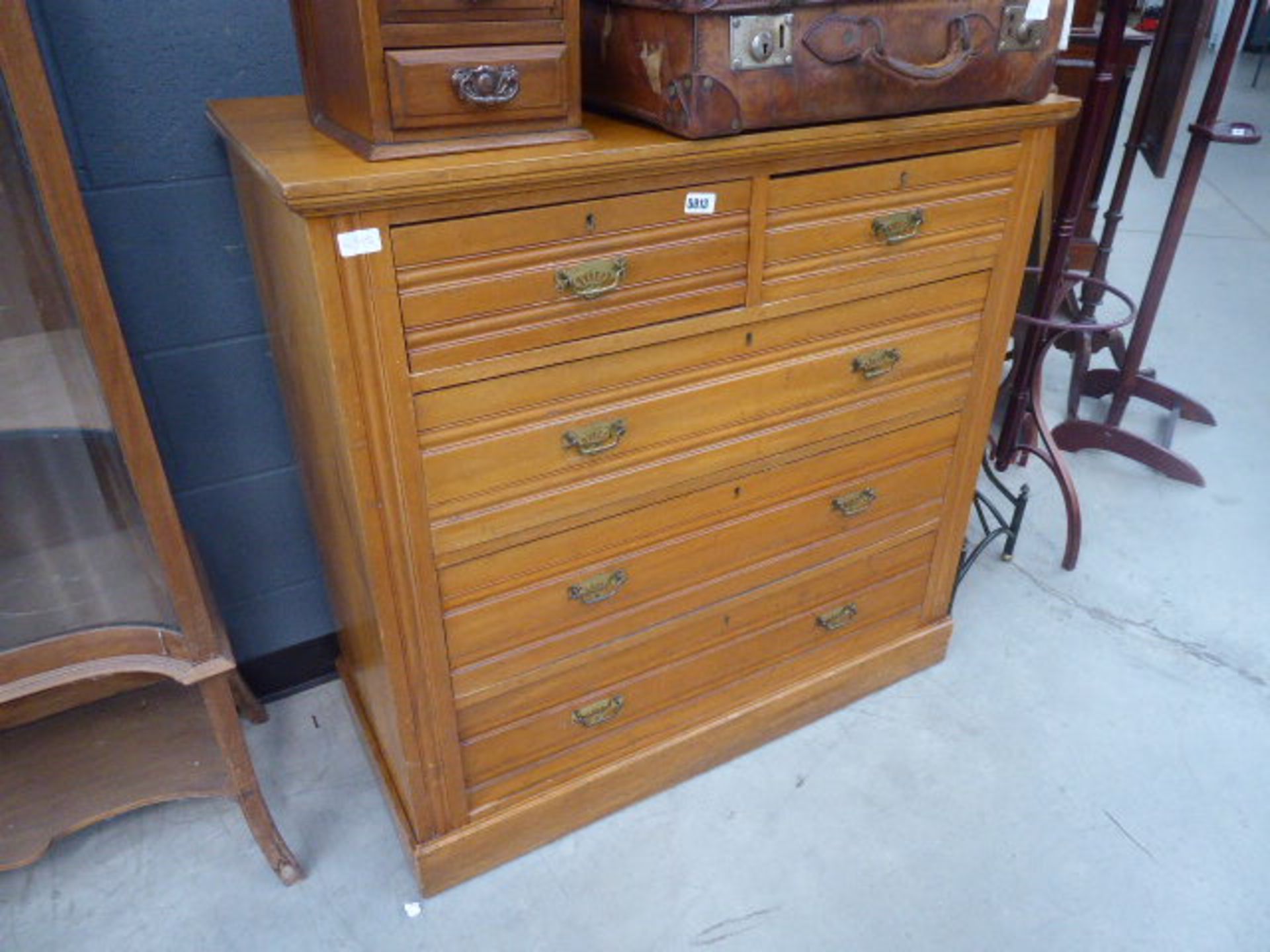 Edwardian chest of 2 over 3 drawers