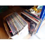 A quantity of vinyl records