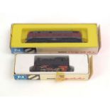 Two Arnold Rapido N gauge loco's: 0225 tank loco and 0205 diesel loco,