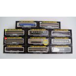 Eleven Graham Farish N gauge coaches,