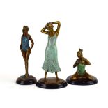 After Ferdinand Regazzo, a limited edition bronze figure modelled as 'Reveille', h.