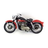 A Franklin Mint 1/10 scale Harley-Davidson XL Sportster motorcycle