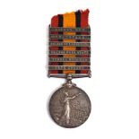 A Queen's South Africa Medal awarded to Pte. E. Bull 48th Co.