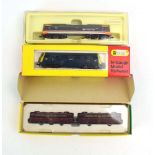 Three Minitrix N gauge diesel loco's, 208, 2980 and 12025,