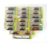 Twenty-one items of Minitrix N gauge rolling stock,