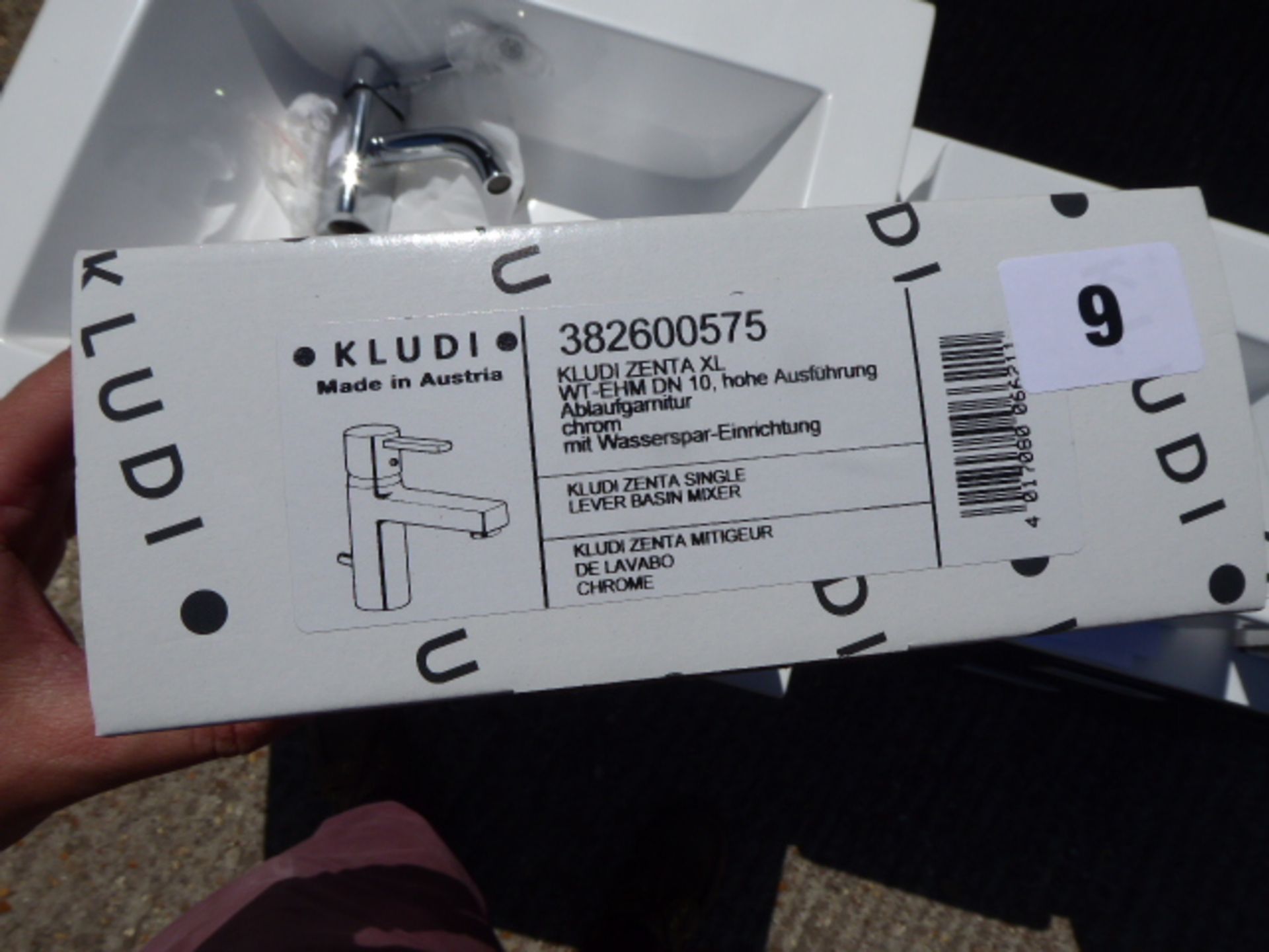 Kludi Zenta XL lever basin mixer