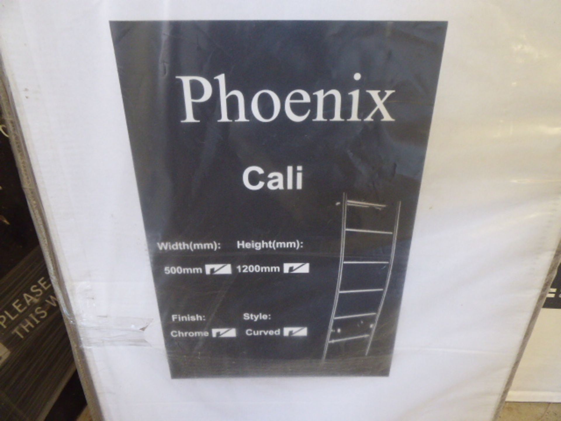 Phoenix Cali curved towel radiator