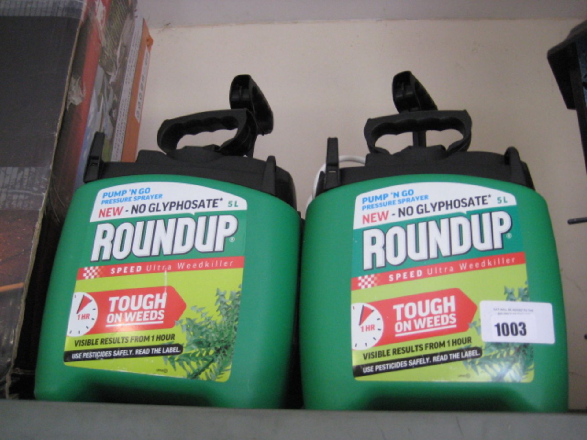 4 tubs of Roundup weed killer