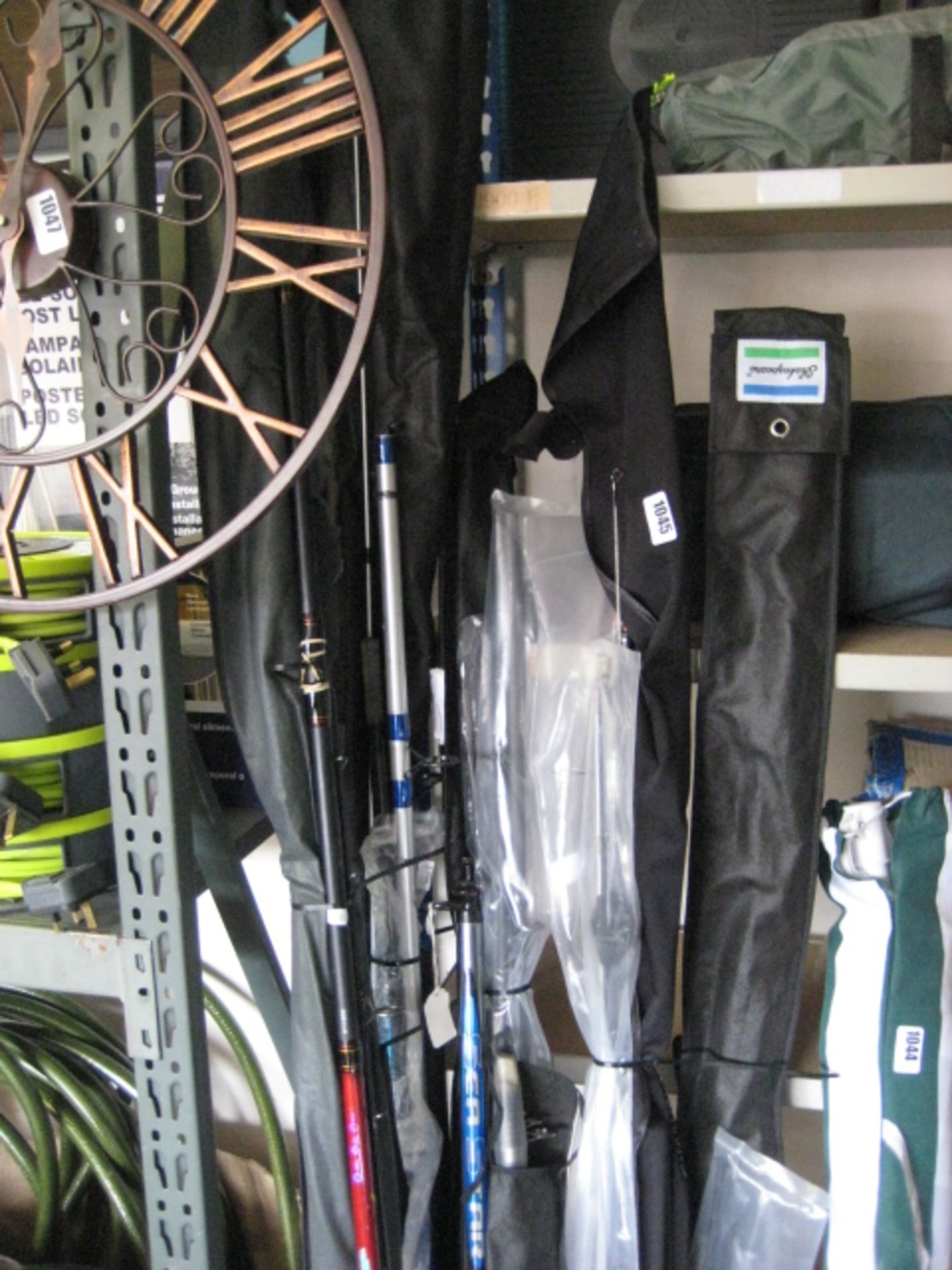 6 bundles of various mixed brand fishing rods incl. Shakespeare, Sea Star, Mitchell, Greys, Abu