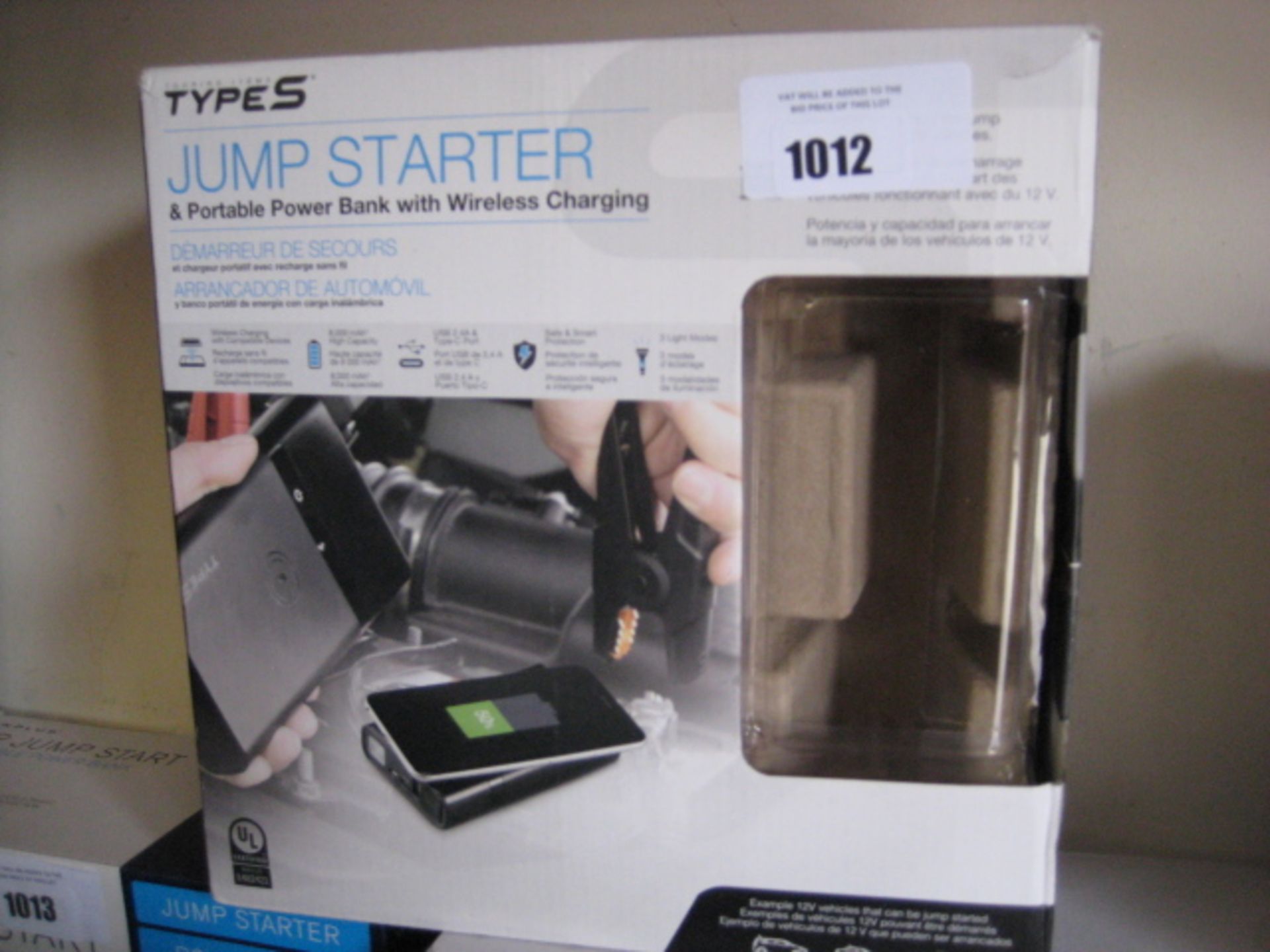 Type S jump starter and portable power bank