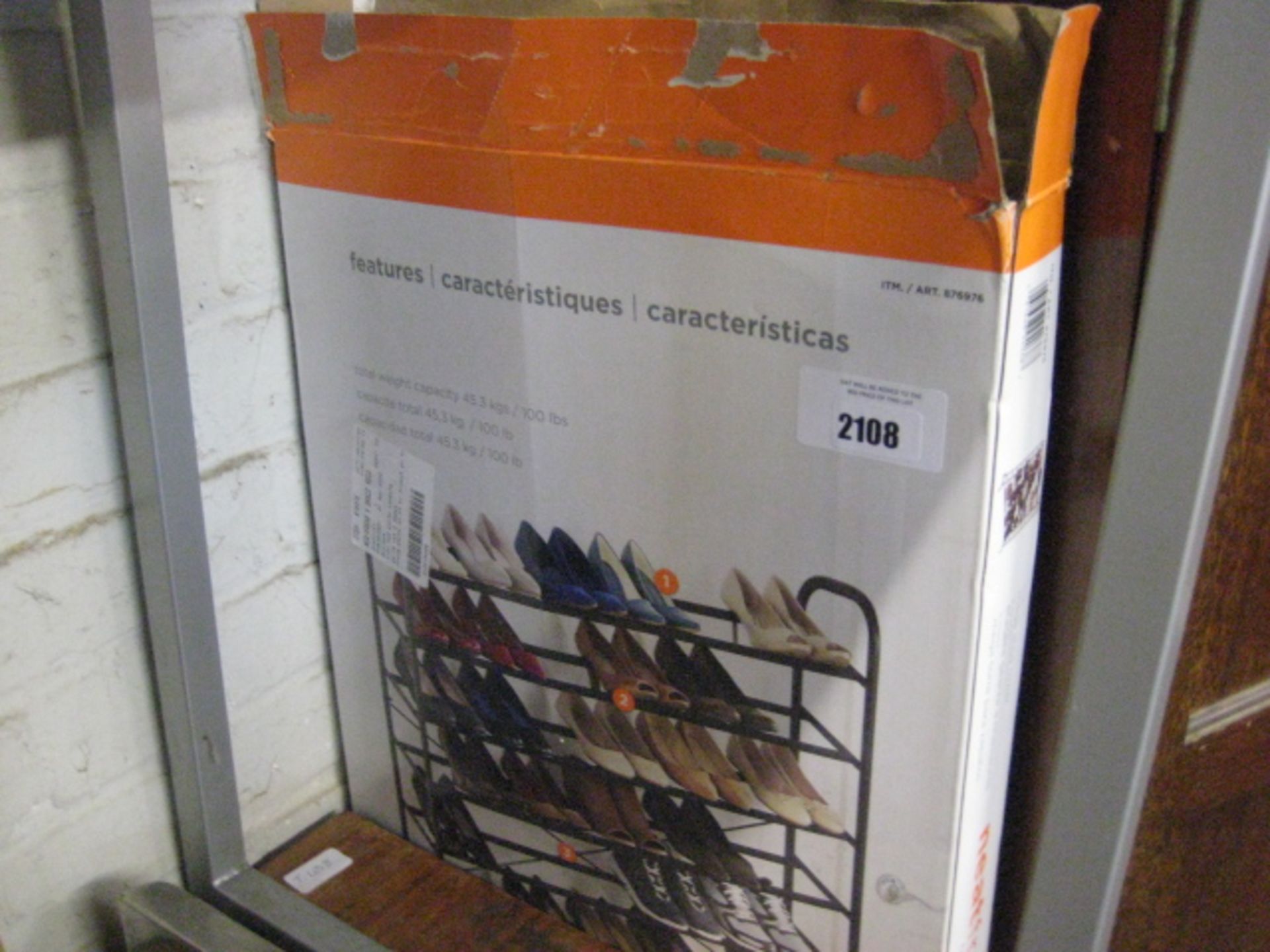Boxed Neat Freak shoe rack