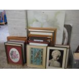 Large quantity of mainly framed and glazed pictures and prints