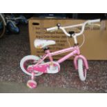 Childs Girl Princess bike in pink