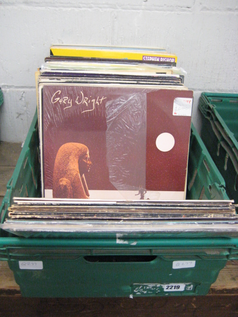 Crate of records