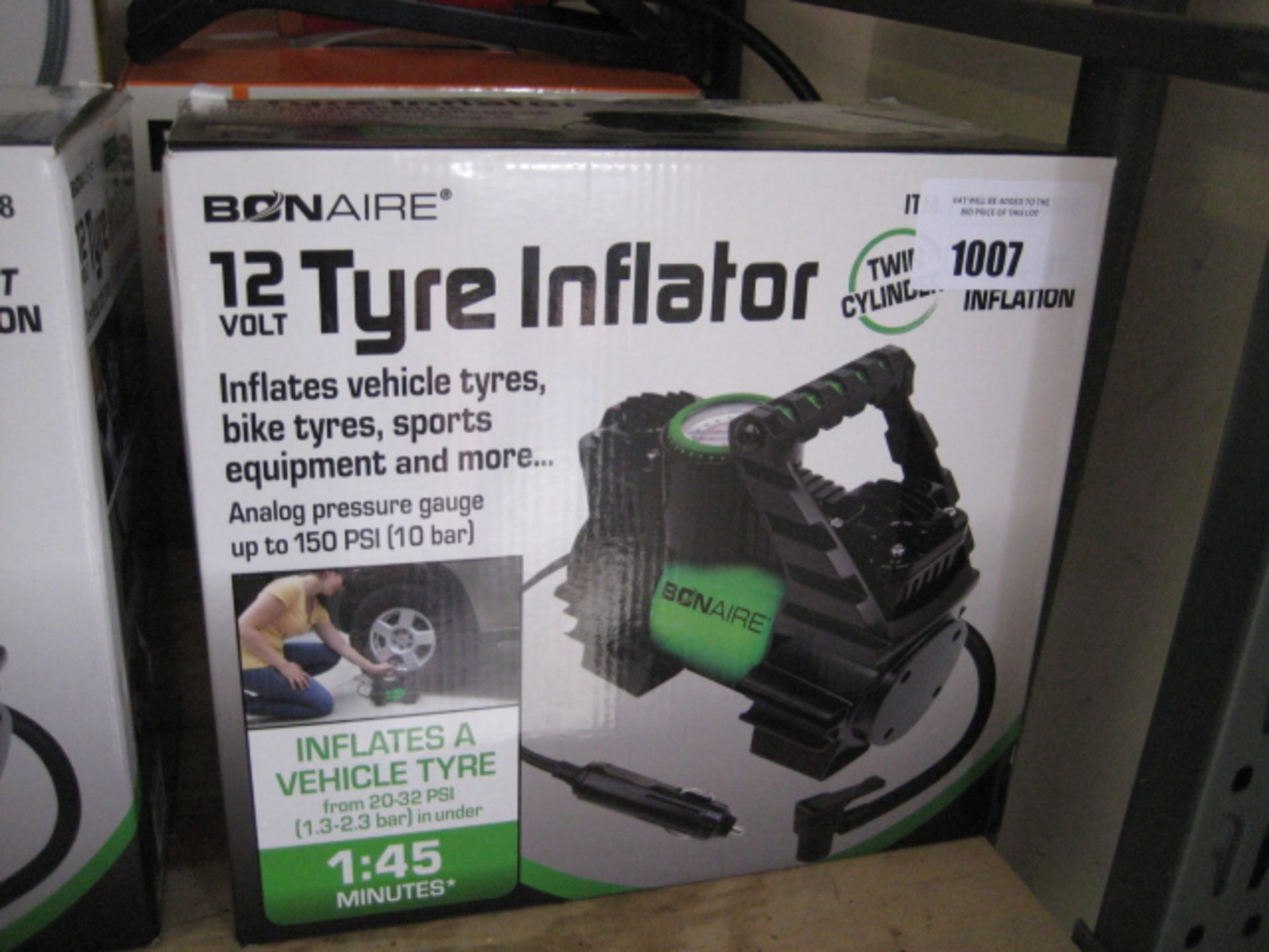 Bonaire 12v tyre inflator