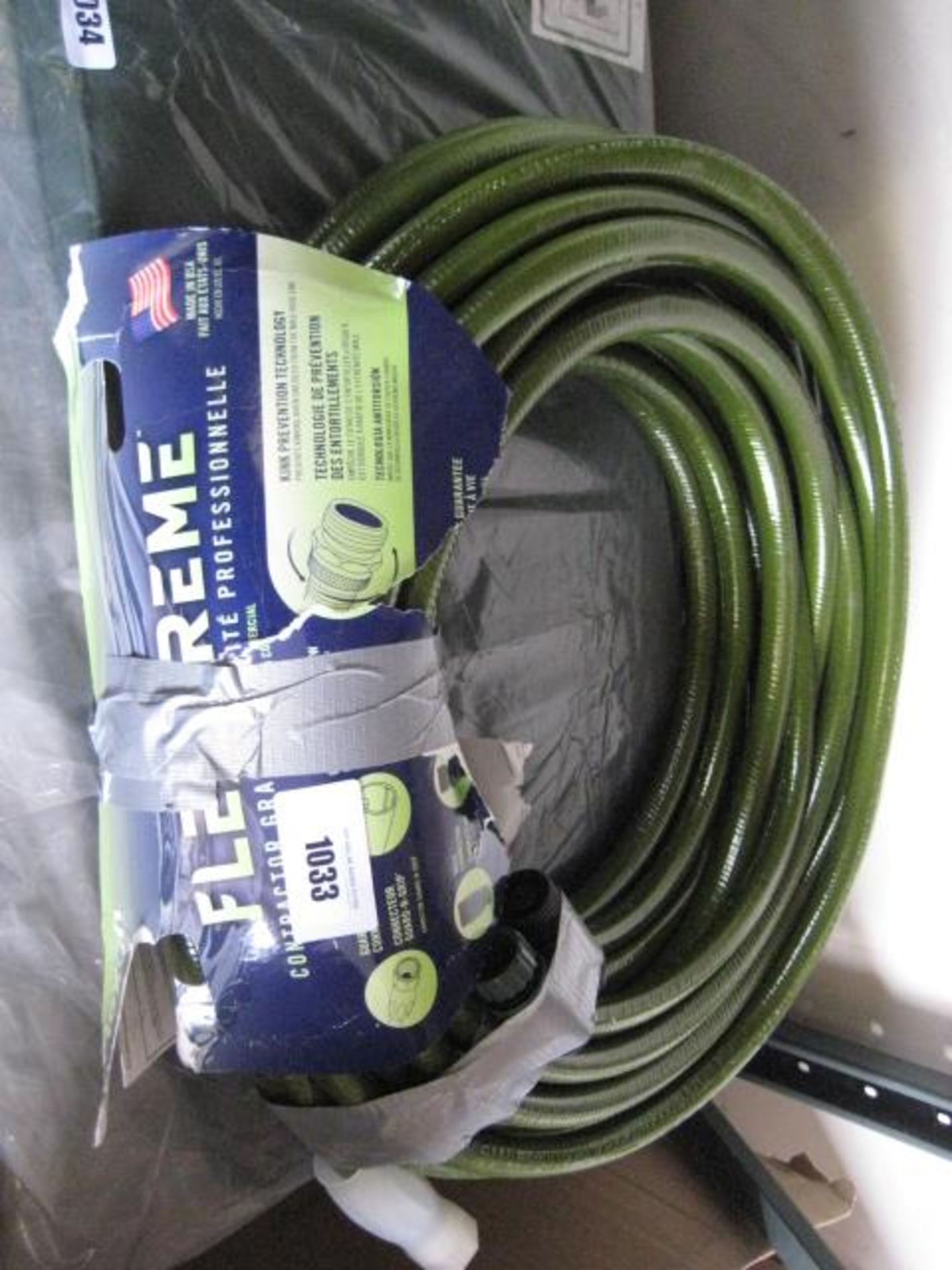 Reel of garden hose