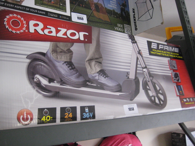 Boxed Razor E-Prime folding electric scooter