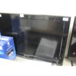 (1) Panasonic Viera flat screen TV, stand attached