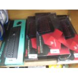 3 Predator gaming keyboard and mouse sets with Logitek Advanced keyboard and mouse set