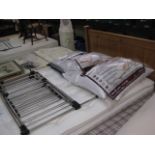 Pine double bed frame with Hypnos Superb Pillow Top mattress