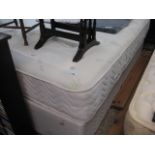 Double divan bed with aloe vera pocket sprung mattress