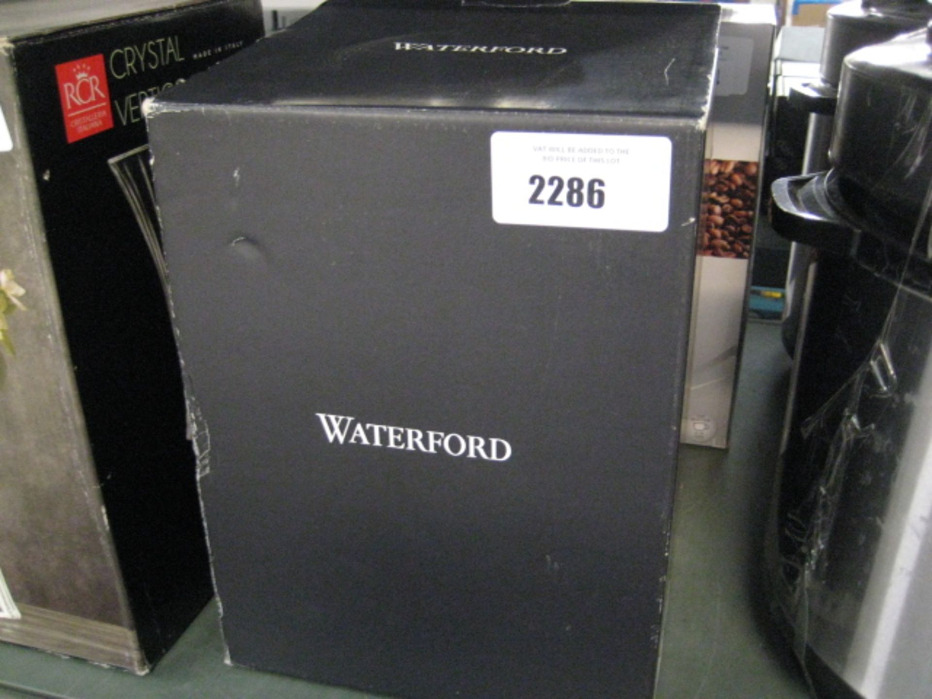 Boxed Waterford crystal vase
