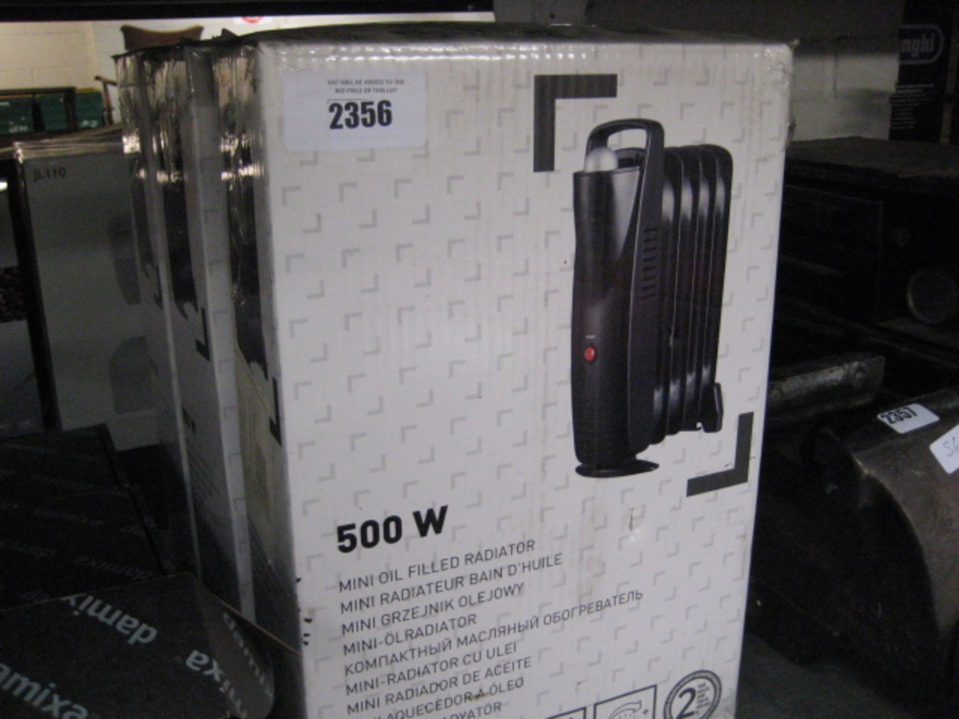 (46) 3 500w mini oil filled radiators