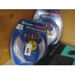 2 Swann BNC security cables