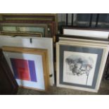 Collection of approx. 16 various canvases and framed prints