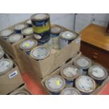5 boxes of Crown egg shell paint