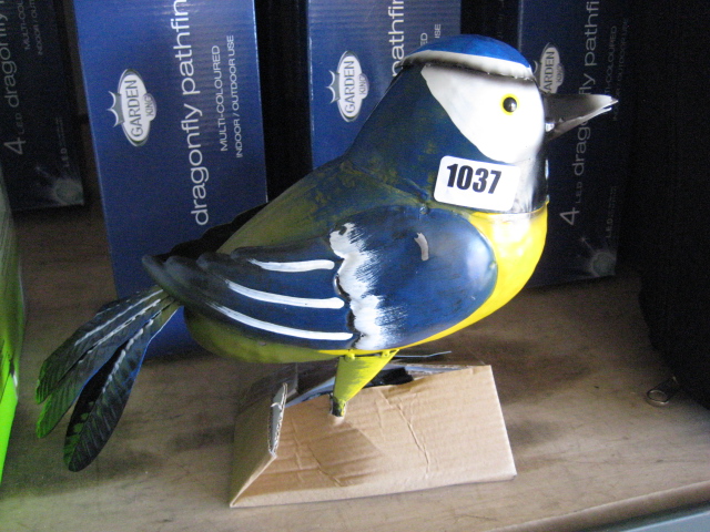 Bluetit garden ornament