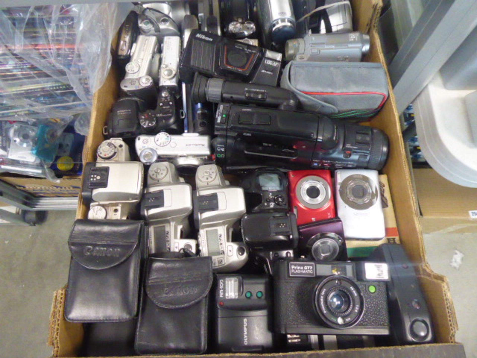 Digital and other camera equipment to include camcorders, digital hand cameras, etc