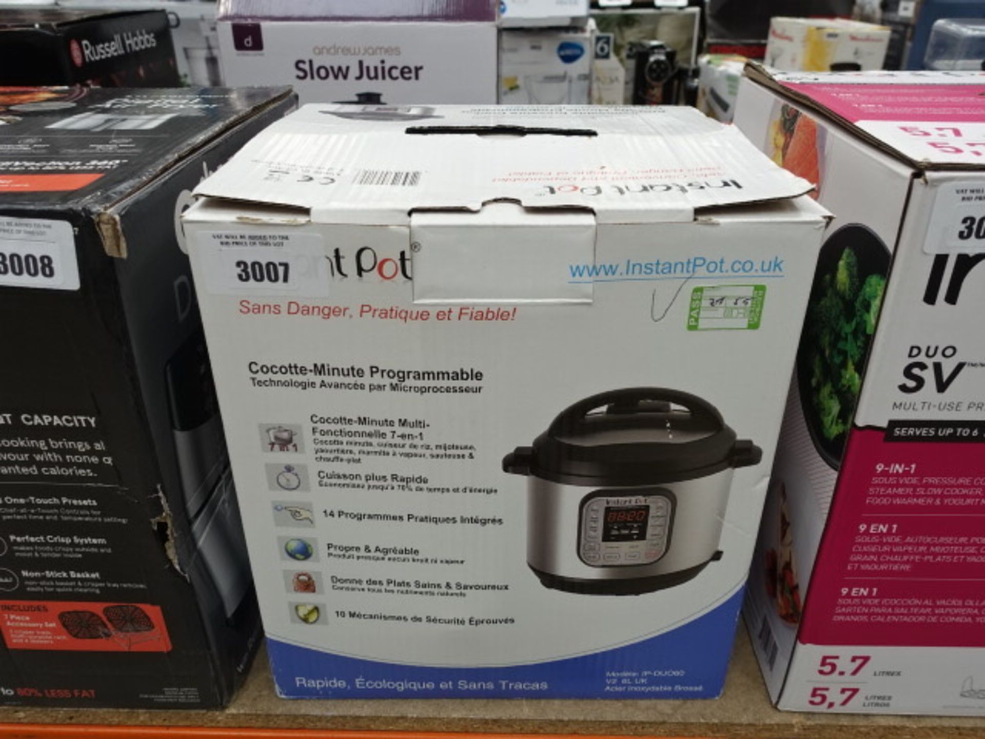 Instant Pot pressure cooker