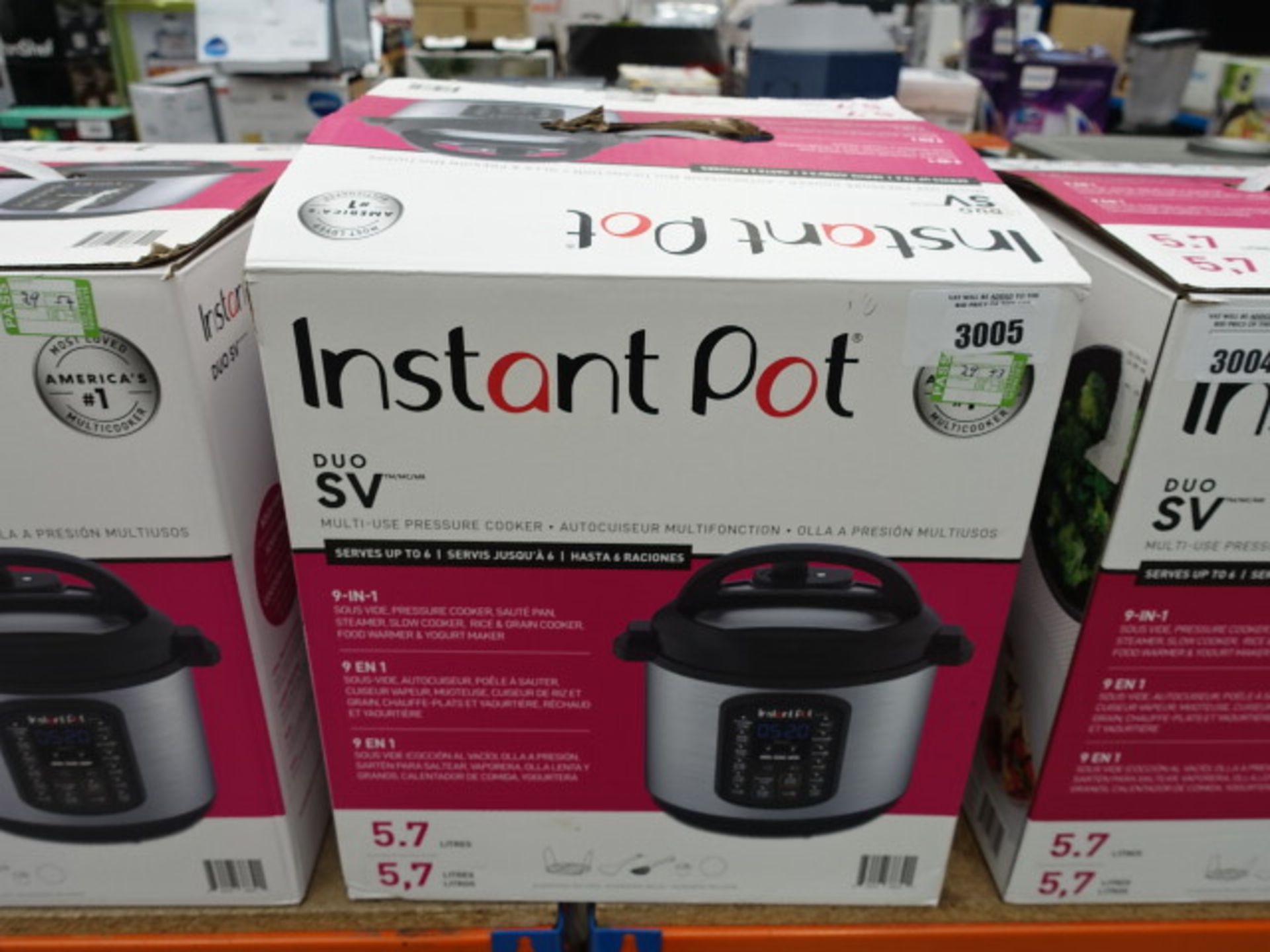 3087 - Instant Pot multi use pressure cooker