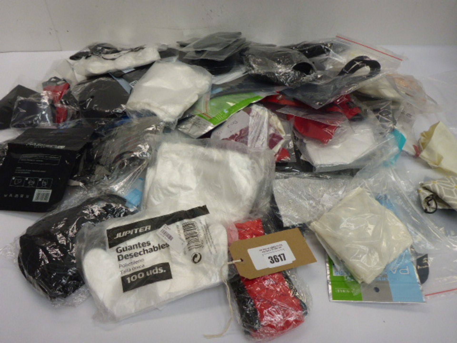 Quantity of personal protection face masks and gloves