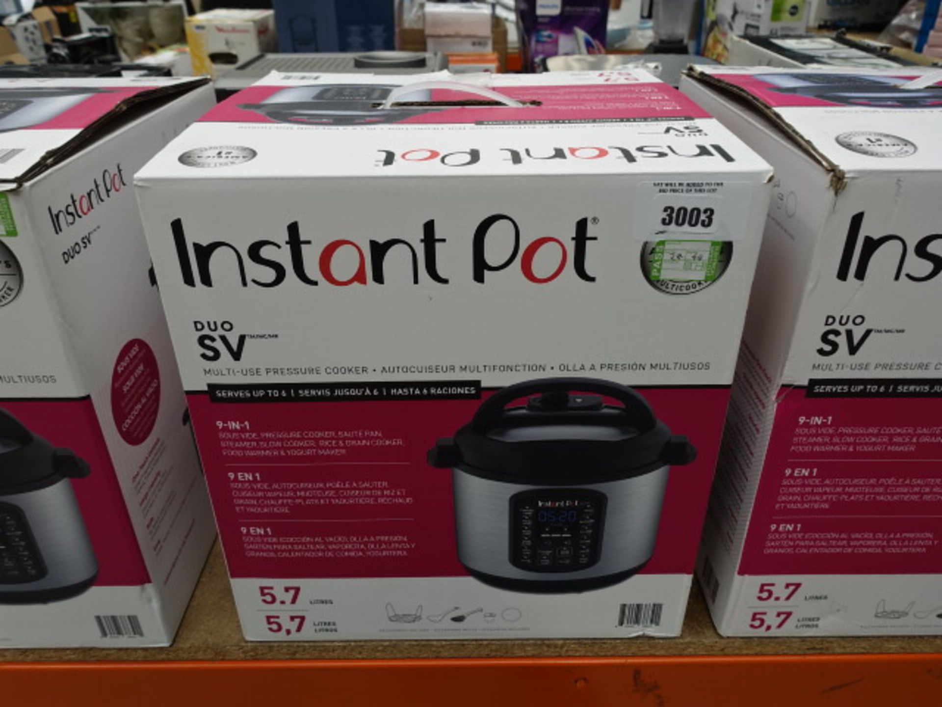 3005 - 3004 - Instant Pot multi use pressure cooker