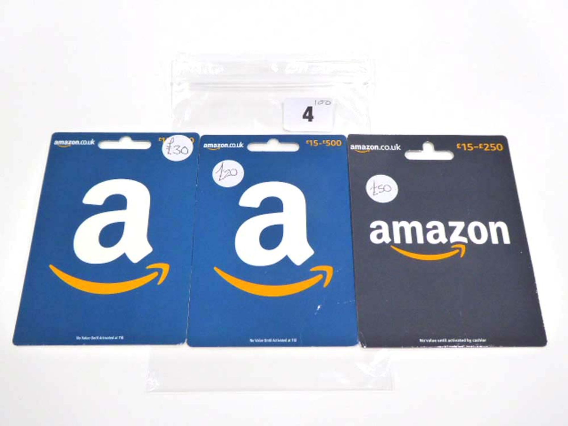 Amazon (x3) - Total face value £100