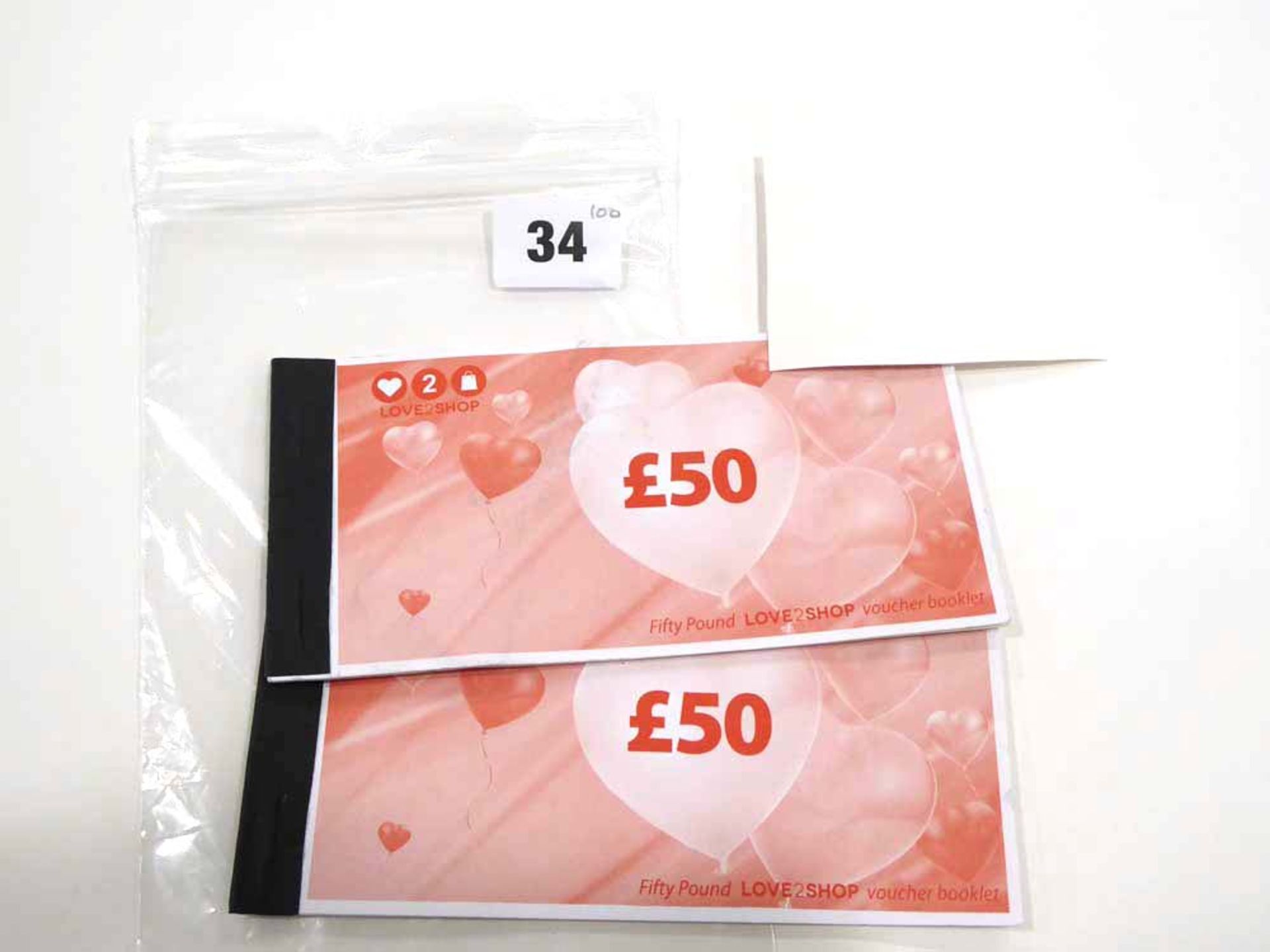 Love 2 Shop (x2) - Total face value £100