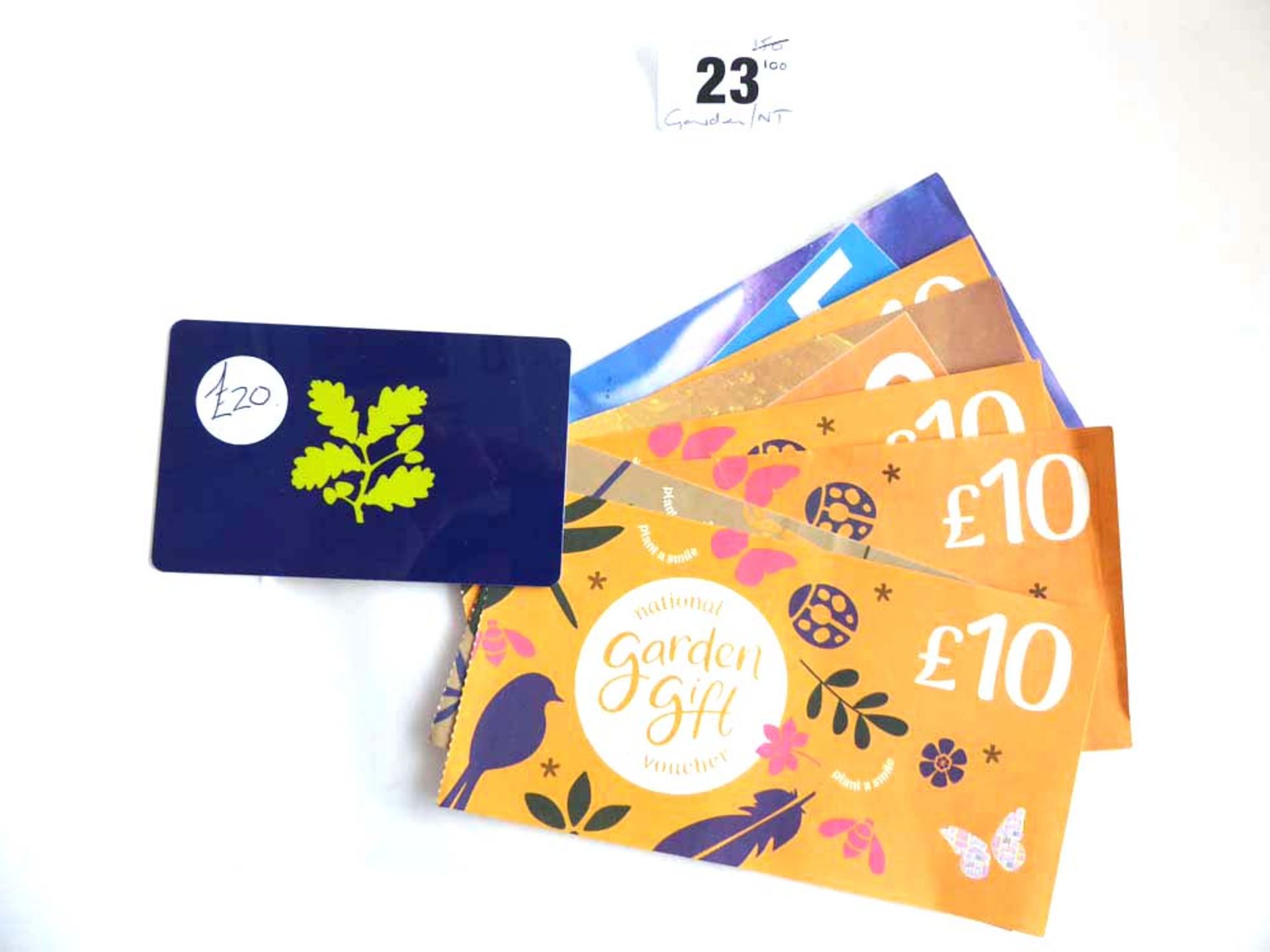 Various : Gardening (x8) - Total face value £100