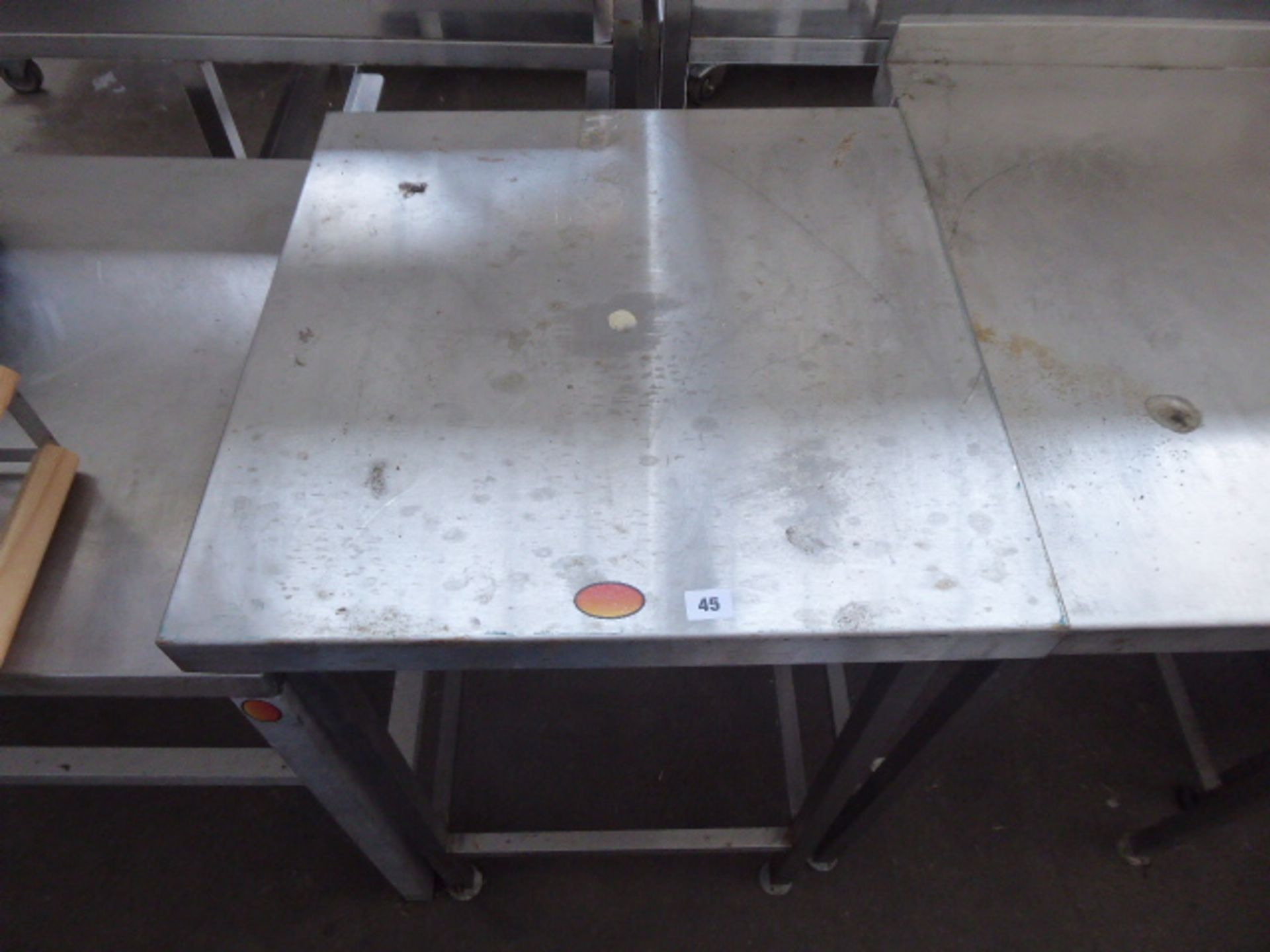 60cm stainless steel preparation table