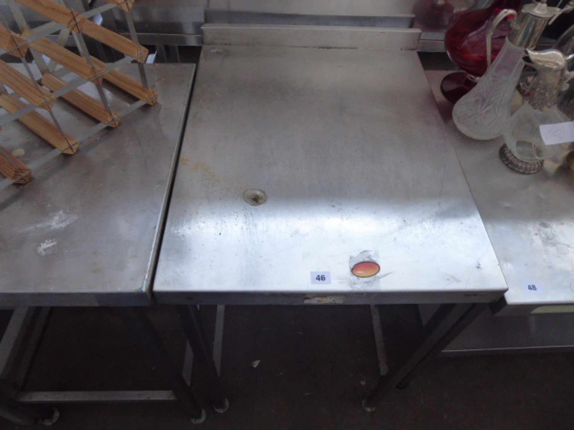 55cm stainless steel preparation table