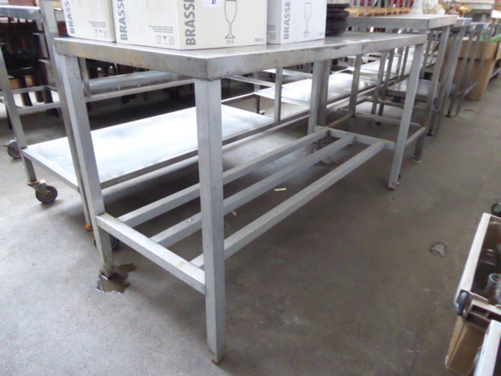 150cm stainless steel preparation table
