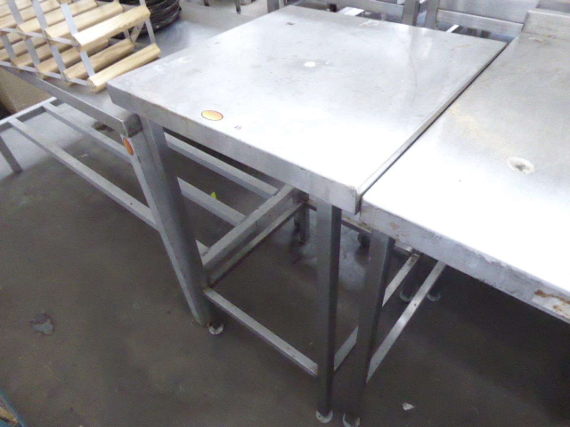 60cm stainless steel preparation table - Image 2 of 2