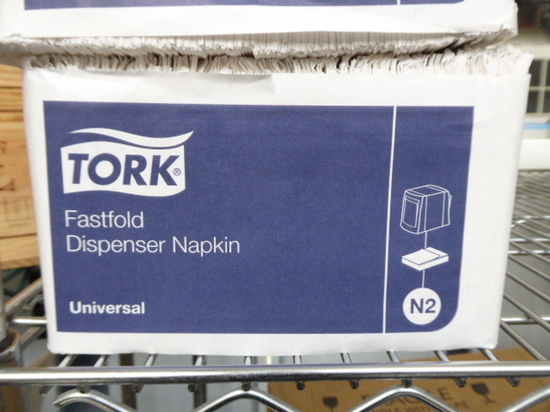 14 packs of Tork dispenser napkins