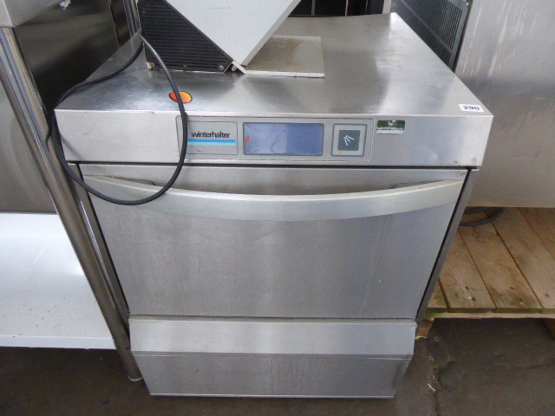 60cm Winterhalter under counter drop front dishwasher