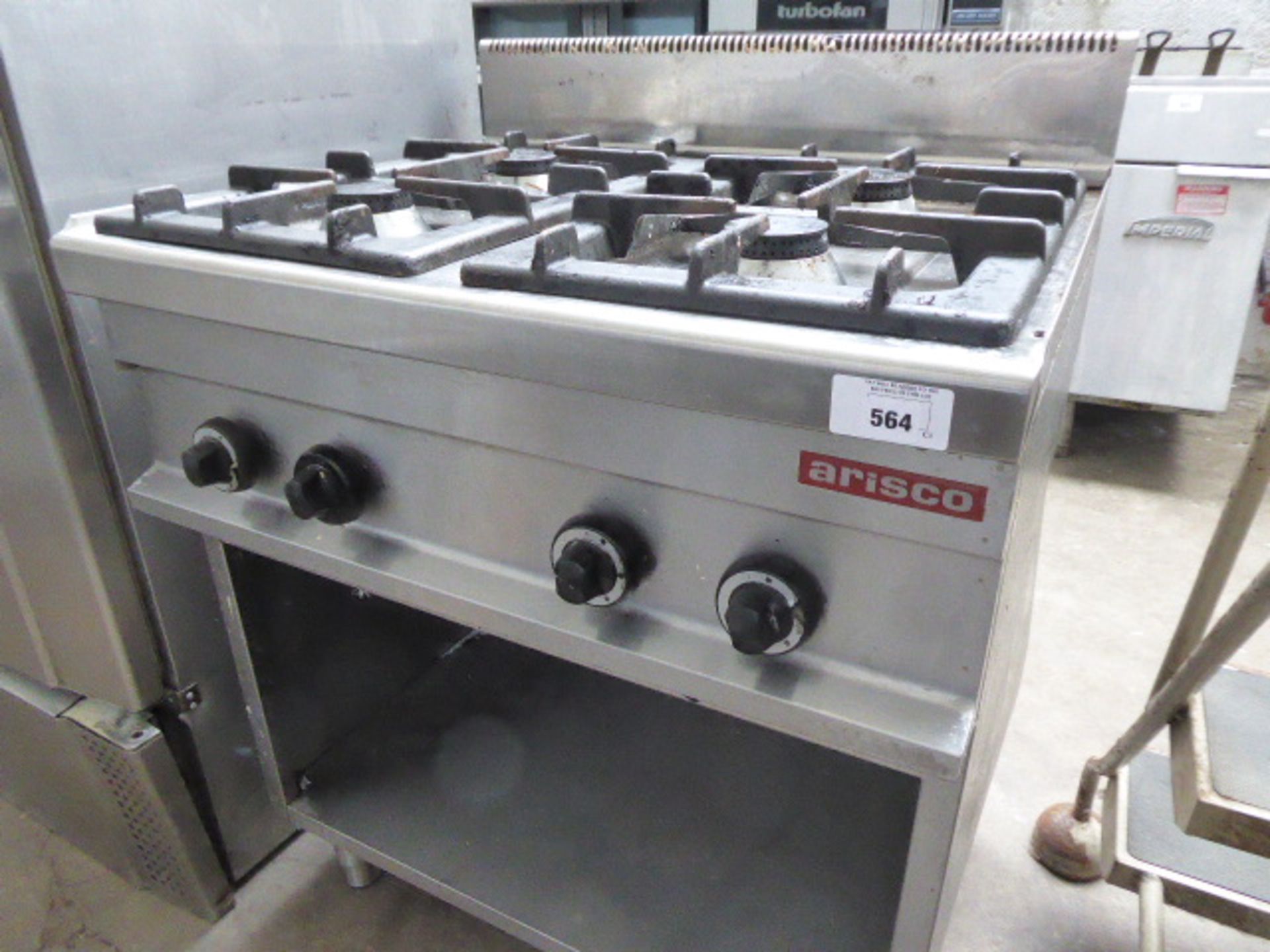 80cm gas Arisco 4 burner stove on table - Image 2 of 2