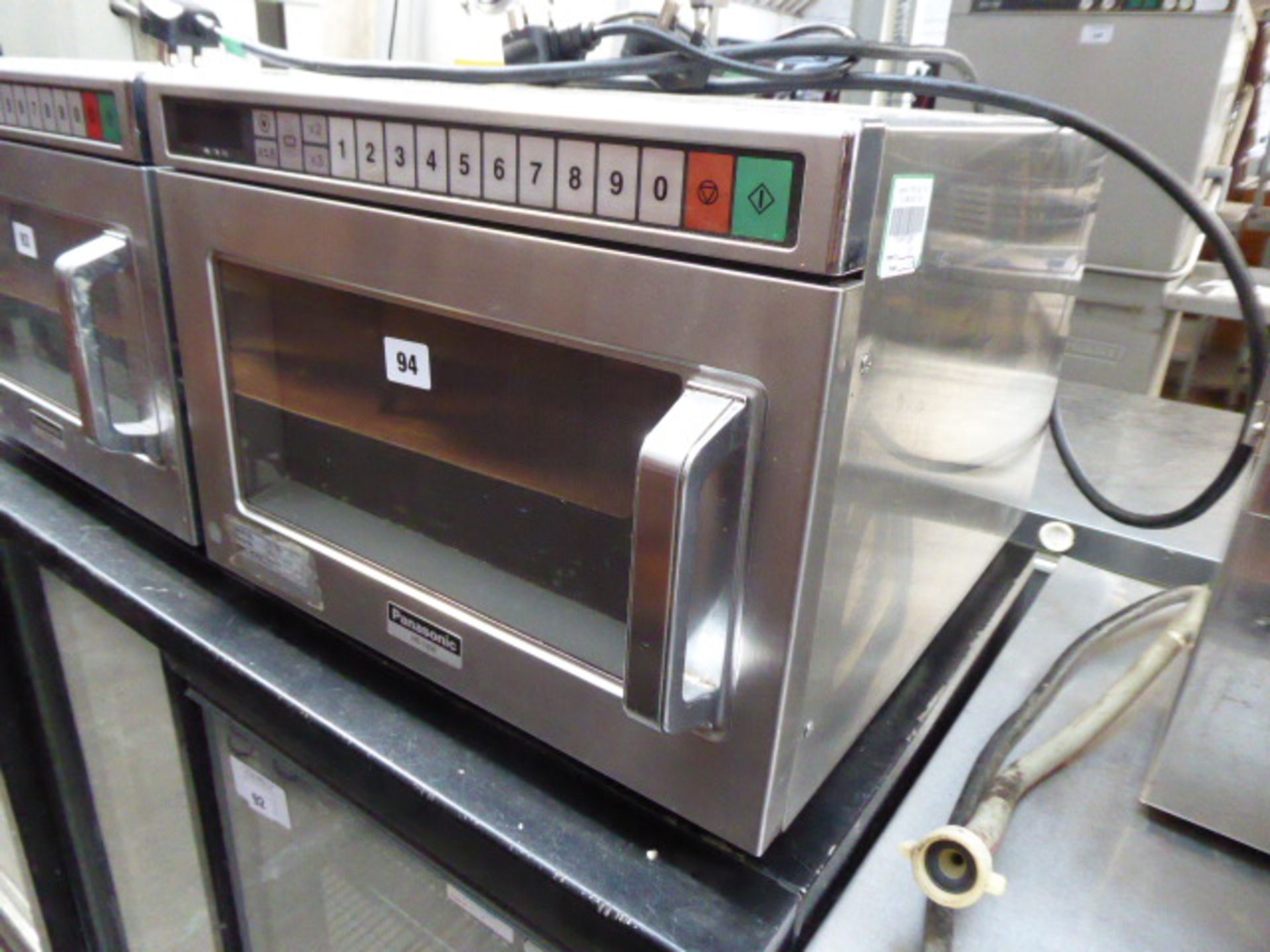 A 44cm Panasonic model NE1856 commercial microwave oven (107)