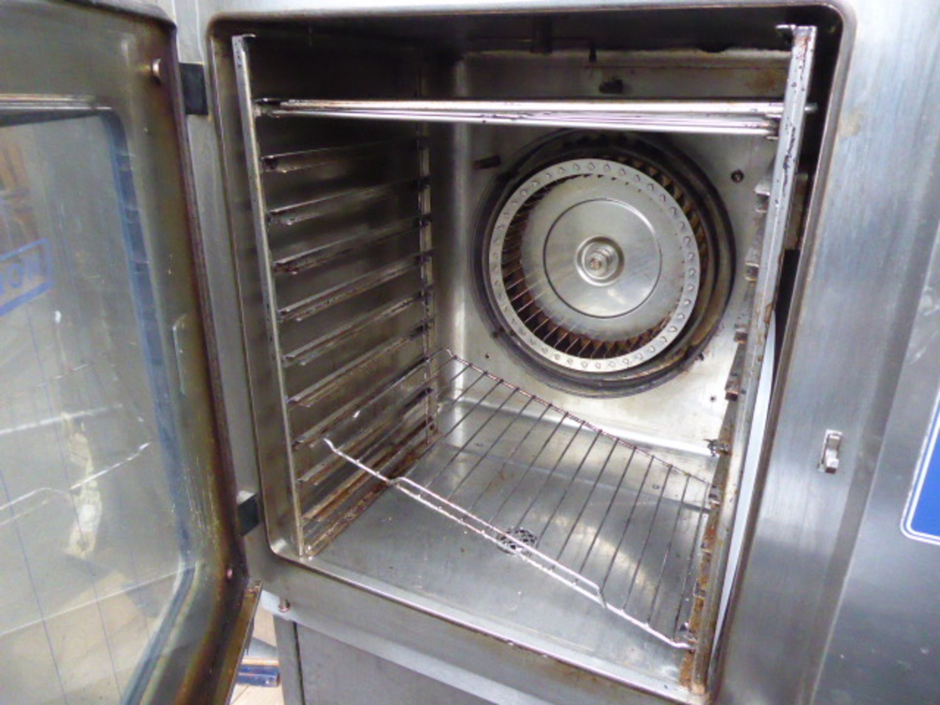 90cm electric Hobart 10 grid combination oven upon stand - Image 2 of 3