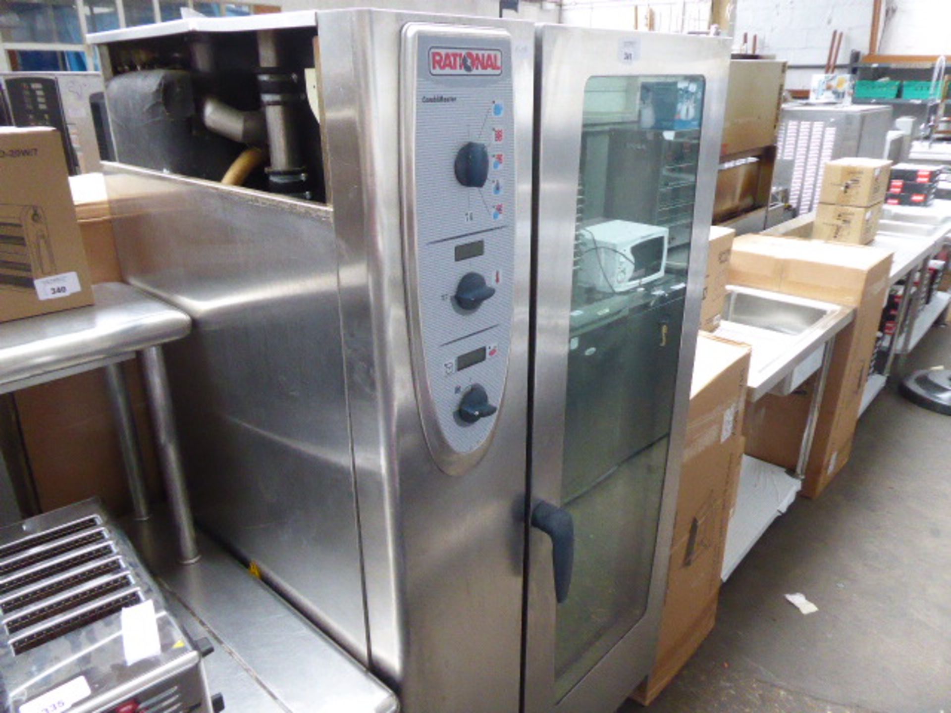 90cm electric Rational Combi Master 20 shelf combination oven